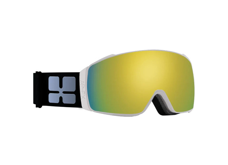 Aphex Orion white/revo gold goggle