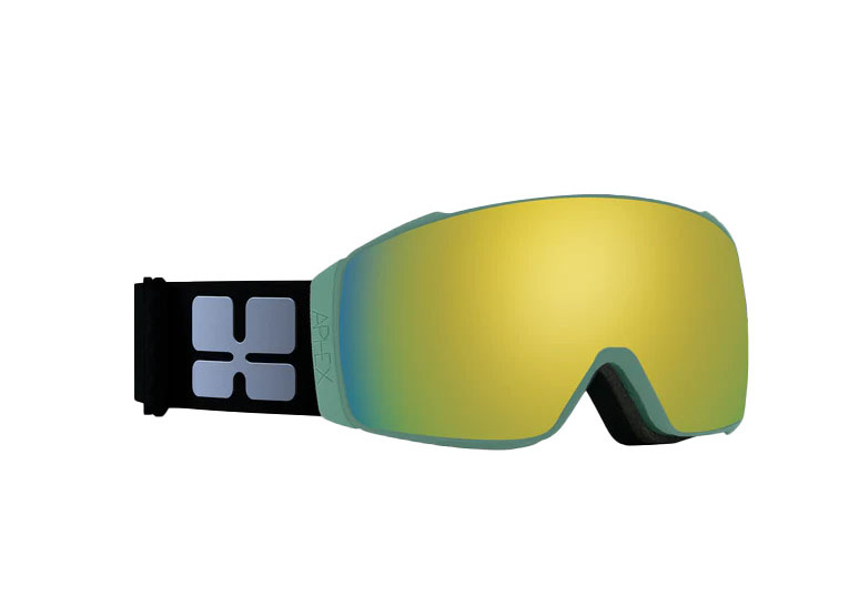 Aphex Orion sage green/revo gold goggle