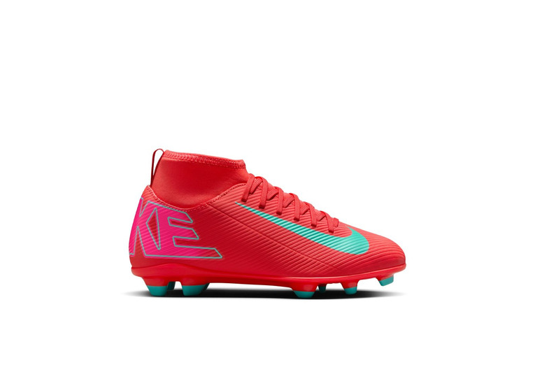 Nike Jr. mercurial Superfly 10 club MG voetbalschoen ember glow/aurora green KIDS