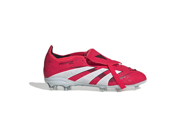 Adidas Predator Elite Fold-Over Tongue FG voetbalschoen lucid red/wit KIDS