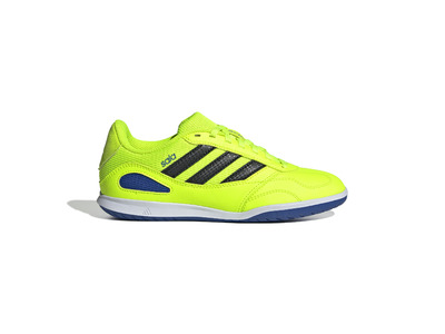 Adidas Super Sala Competition III IN voetbalschoen lucid lemon/zwart/blauw KIDS