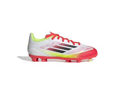 F50 League FG/MG voetbalschoen wit/solar yellow/zwart KIDS