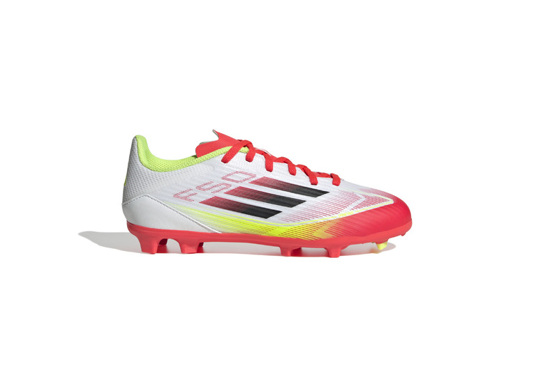 F50 League FG/MG voetbalschoen wit/solar yellow/zwart KIDS