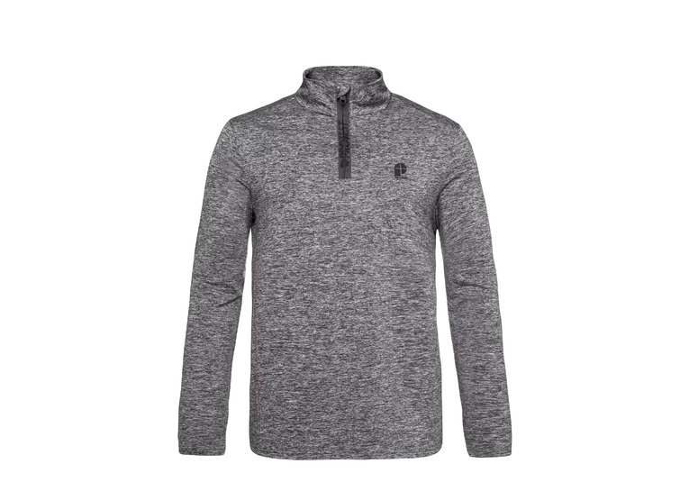 Protest REWILL 1/4 zip active top skipully dark grey melee heren