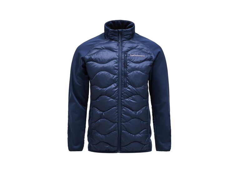 Peak Performance Helium down hybrid jacket blue shadow heren