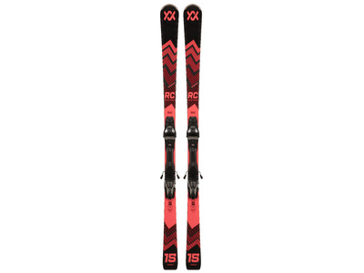 Volkl RC Vmotion3 ski + RMOTION3 12 binding zwart/rood heren