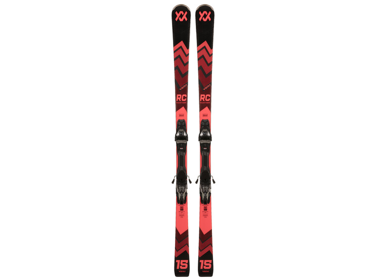 Volkl RC Vmotion3 ski + RMOTION3 12 binding zwart/rood heren