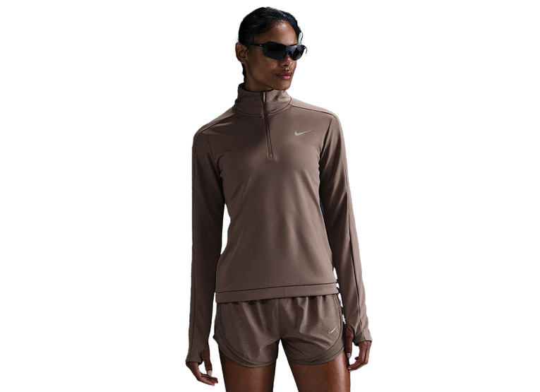 Nike Dri-FIT Pacer sweatshirt mink brown dames