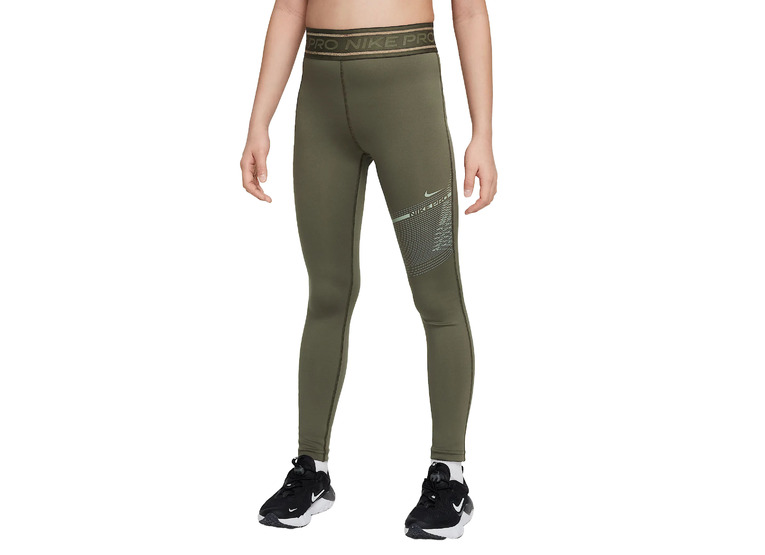 Nike Pro Dri-FIT legging medium olive meisjes