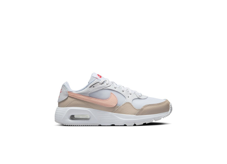 Nike Air Max SC sneaker wit/light orewood brown/ember glow KIDS