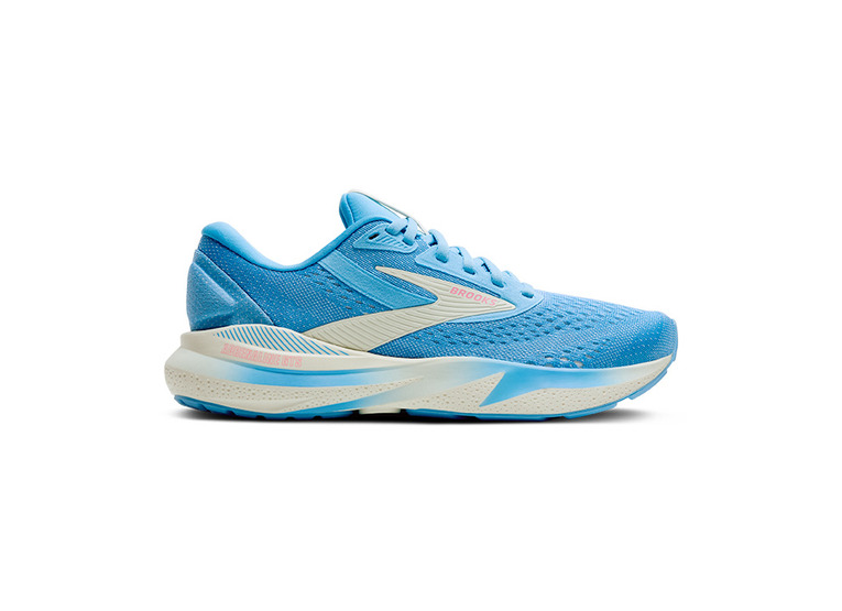 Brooks Adrenaline GTS 24 loopschoen bonnie blue/grijs/roze dames