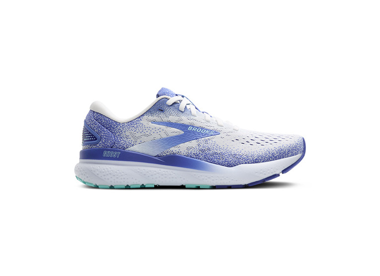 Brooks Ghost 16 loopschoen wit/amparo blue/limpet shell dames