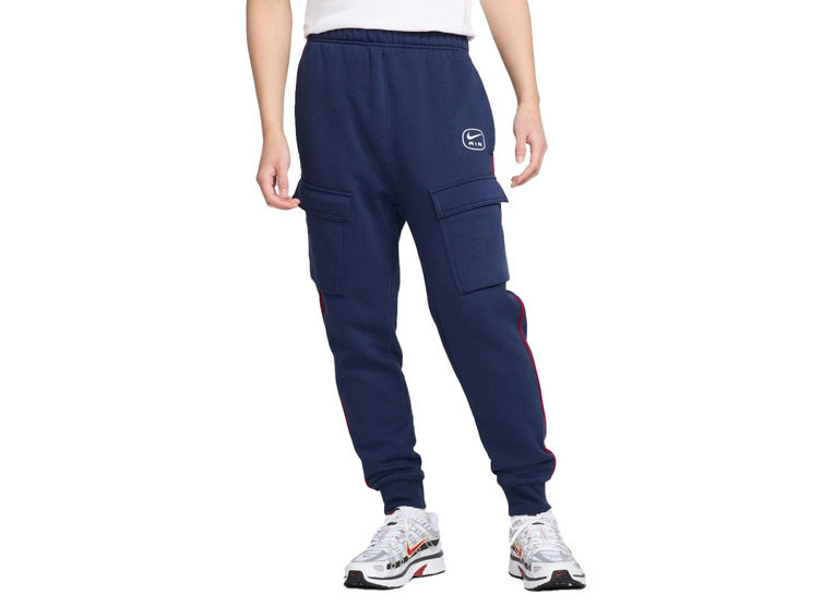 Nike Sportswear Ari fleece cargo joggingbroek navy heren