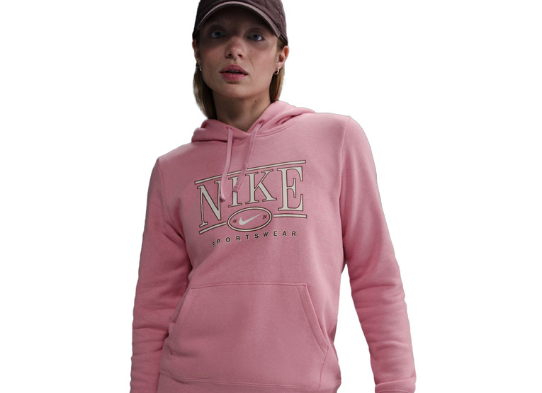 Nike Sportswear Club Fleece hoodie elemental pink dames