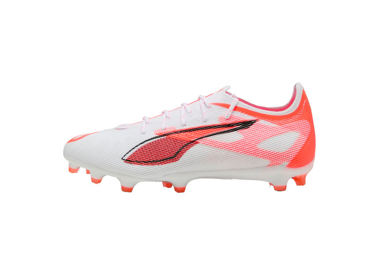 Puma Ultra 5 Pro FG/AG voetbalschoen wit/glowing red