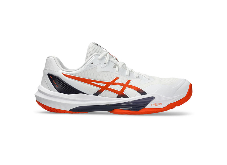 Asics Sky Elite FF 3 indoorschoen wit/nova orange heren