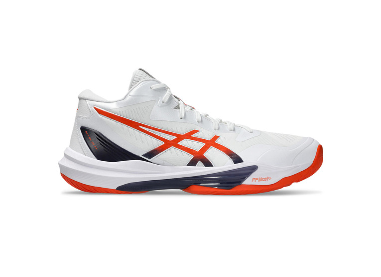 Asics Sky Elite FF 3 indoorschoen wit/nova orange heren