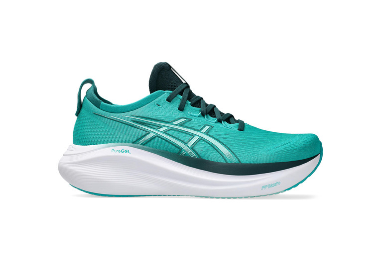 Asics Gel-Nimbus 27 loopschoen wave teal/saxon green heren