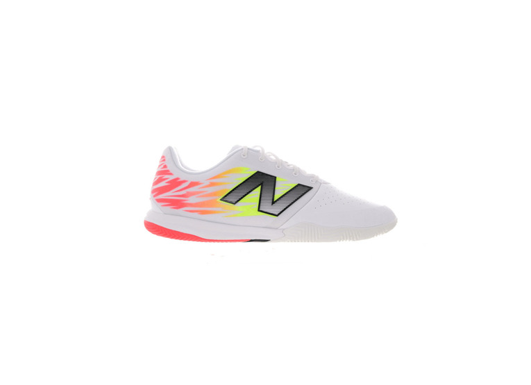 New Balance Furon Pri IN V8 voetbalschoen wit/neo flame