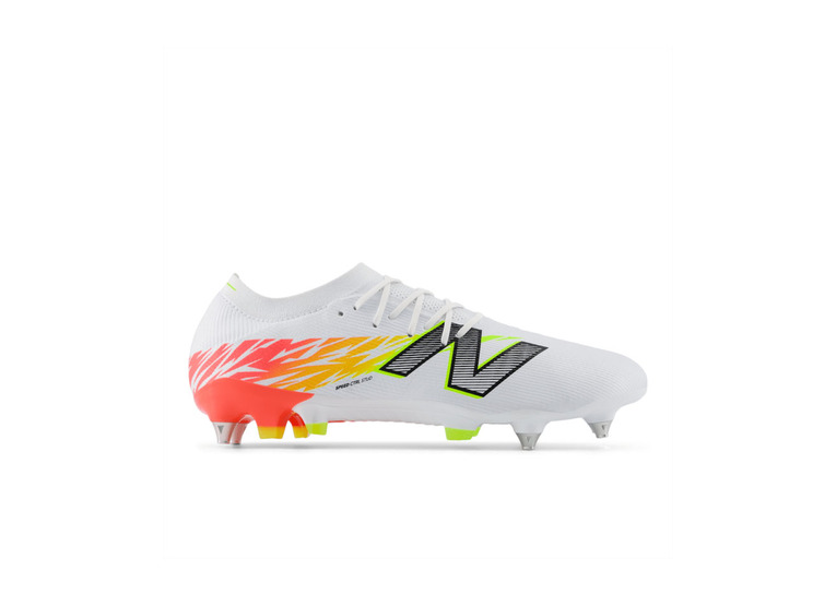 New Balance Furon Elite SG V8 voetbalschoen wit/neo flame