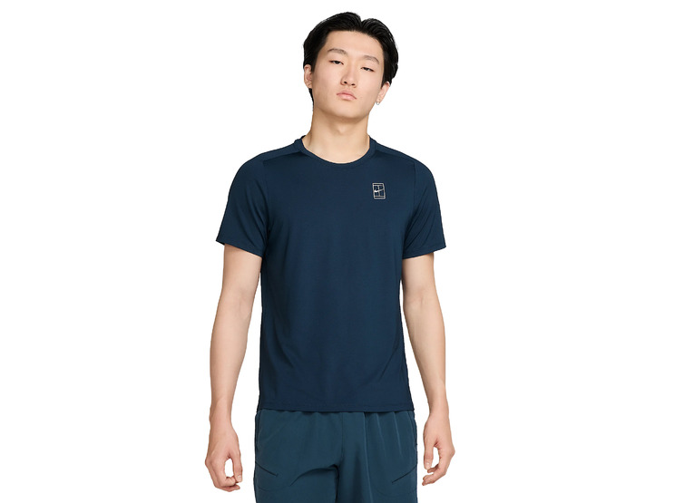 NikeCourt Advantage Dri-FIT tennistop navy heren