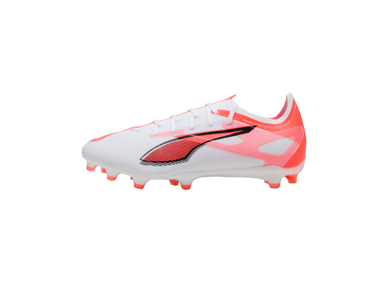 Puma Ultra 5 Match FG/AG voetbalschoen wit/glowing red