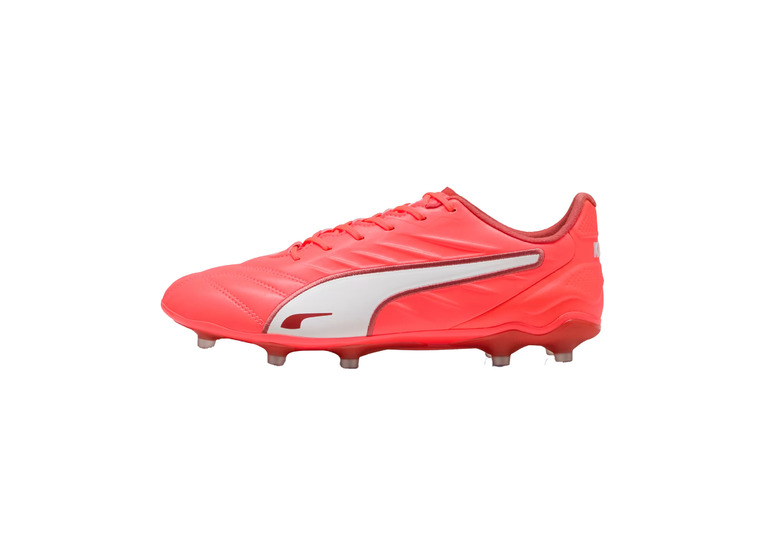 Puma King Pro FG/AG voetbalschoen glowing red/wit