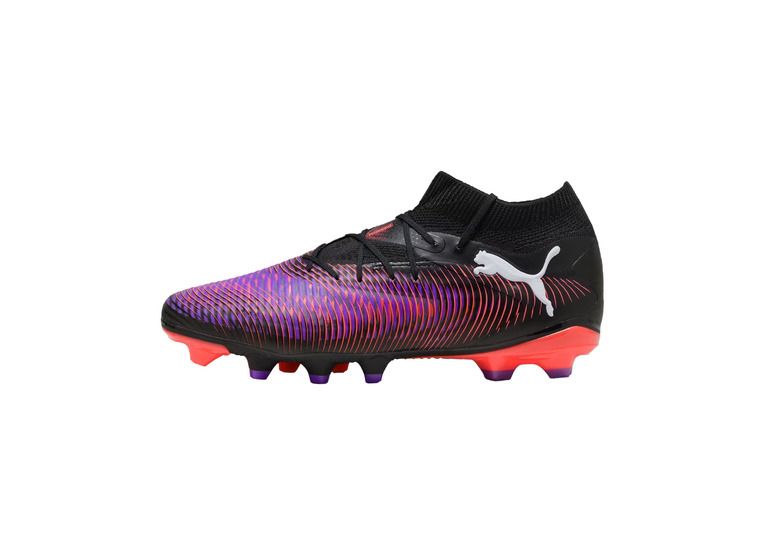 Puma Future 8 Pro FG/AG voetbalschoen zwart/glowing red