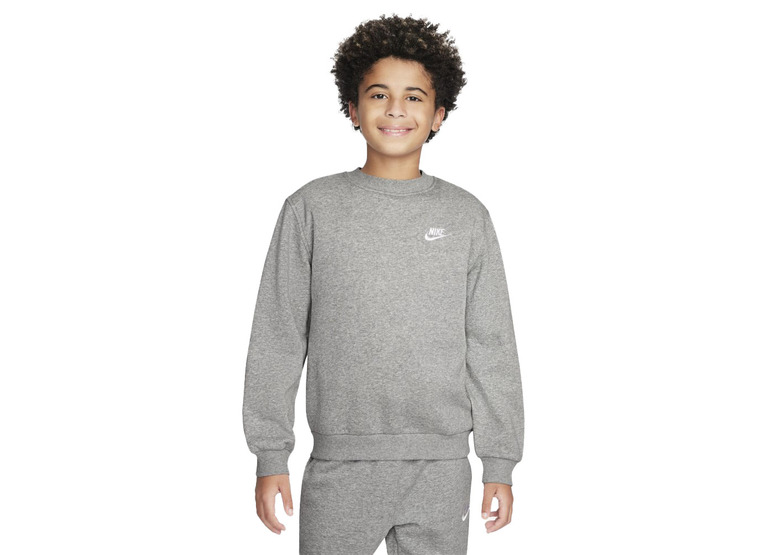 Nike Sportswear club fleece sweatshirt grijs KIDS