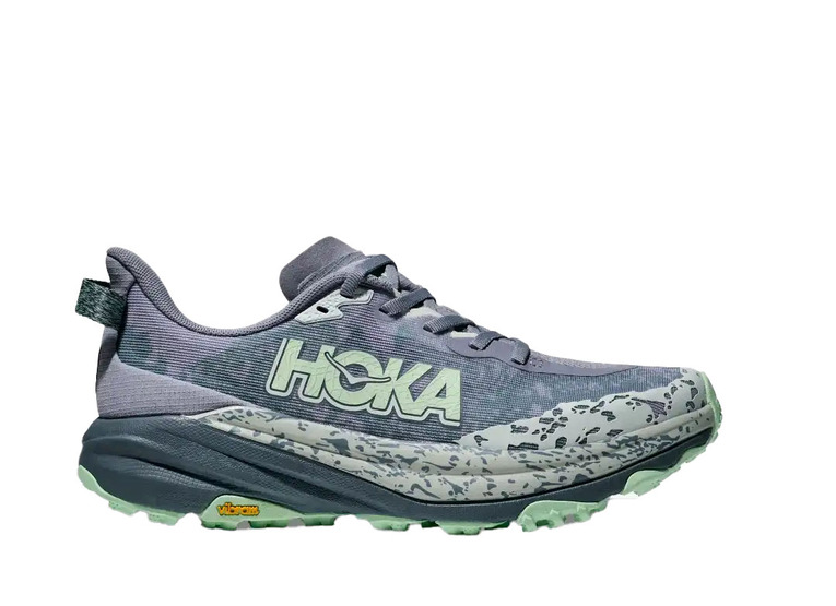 Hoka speedgoat 6 trailschoen moonlight/thunder cloud dames