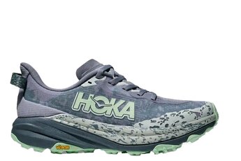 Hoka speedgoat 6 trailschoen moonlight/thunder cloud dames