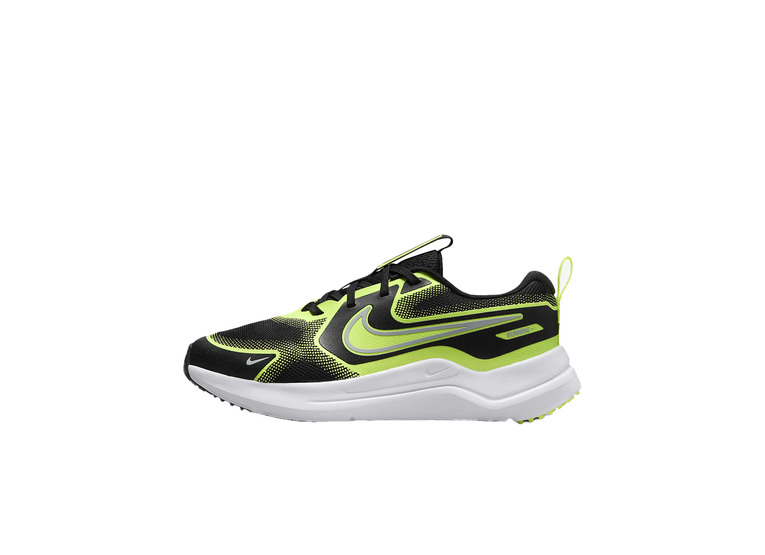 Nike Cosmic runner loopschoen zwart/volt KIDS