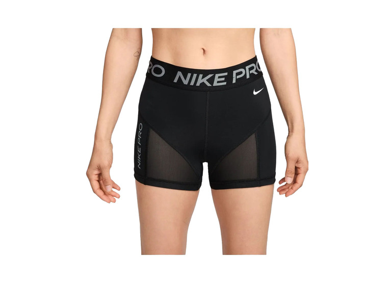 Nike Pro Mid Rise 3 mesh short zwart dames