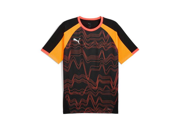 Puma IndividualLIGA voetbalshirt zwart/glowing red heren