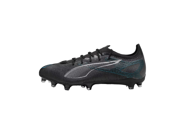 Puma Ultra 5 Pro FG/AG voetbalschoen zwart/zilver/bright aqua