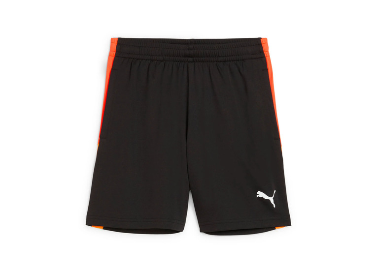 Puma IndividualFINAL voetbalshort zwart/heat fire KIDS