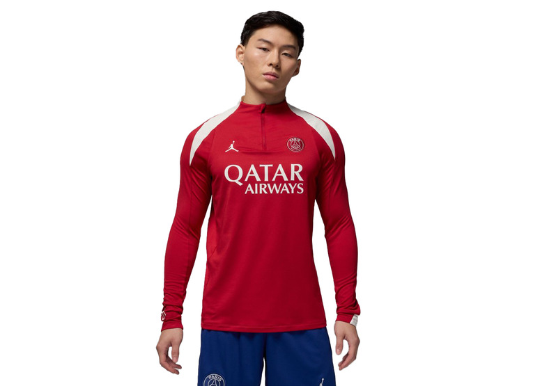 Nike PSG Strike vierde voetbaltrainingstop wings jordan red heren