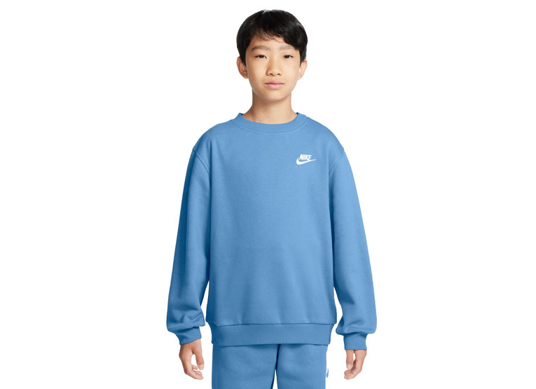 Nike Sportswear Club fleece sweatshirt blue beyond KIDS