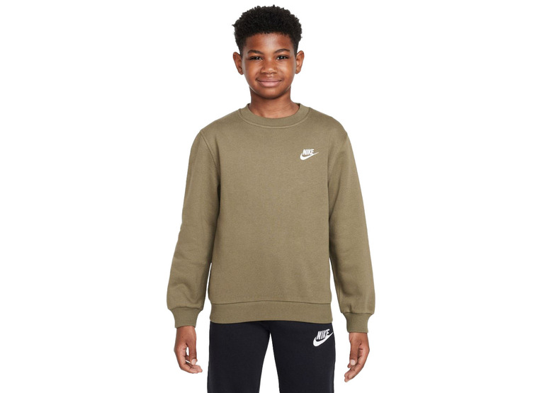 Nike Sportswear Club Fleece sweatshirt olijfgroen KIDS