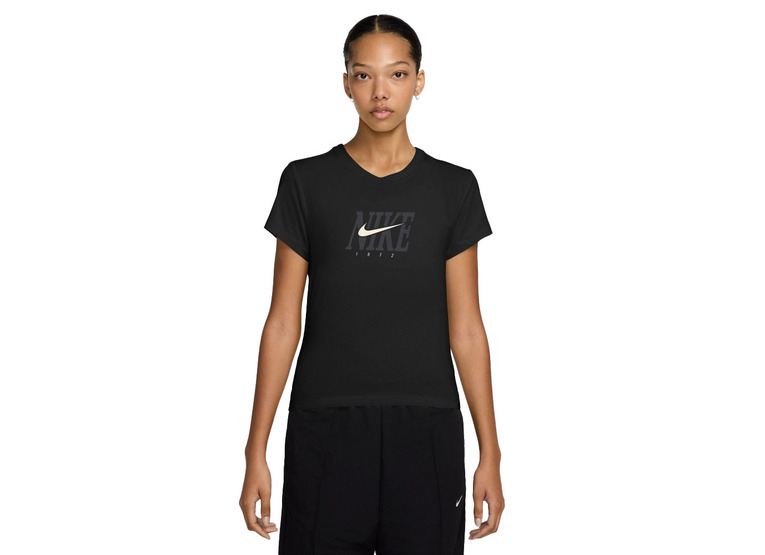 Nike Slim Phoenix T-shirt zwart dames