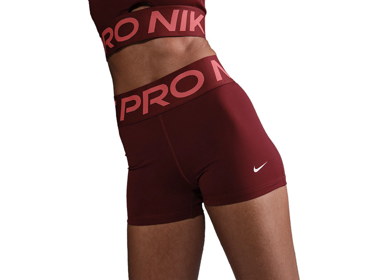 Nike Pro Sculpt bikeshort dark team red dames