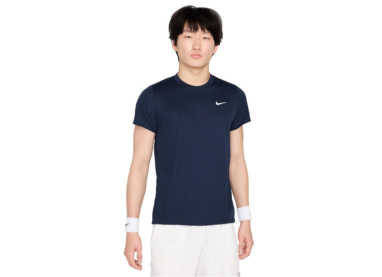 NikeCourt Victory Dri-FIT tennistop obsidian heren