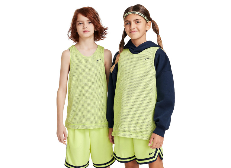 Nike Dri-FIT omkeerbare jersey light lemon/donkerblauw KIDS