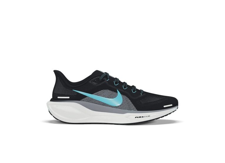 Nike Pegasus 41 loopschoen zwart/blauw heren