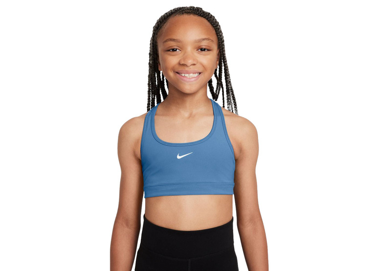 Nike Swoosh sportbh blauw meisjes