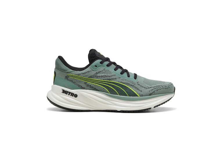 Puma Magnify NITRO 2 loopschoen green moon/yellow alert heren