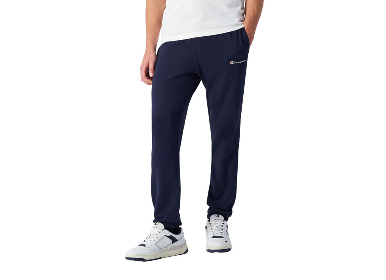 Champion elastic cuff trainingsbroek blauw heren