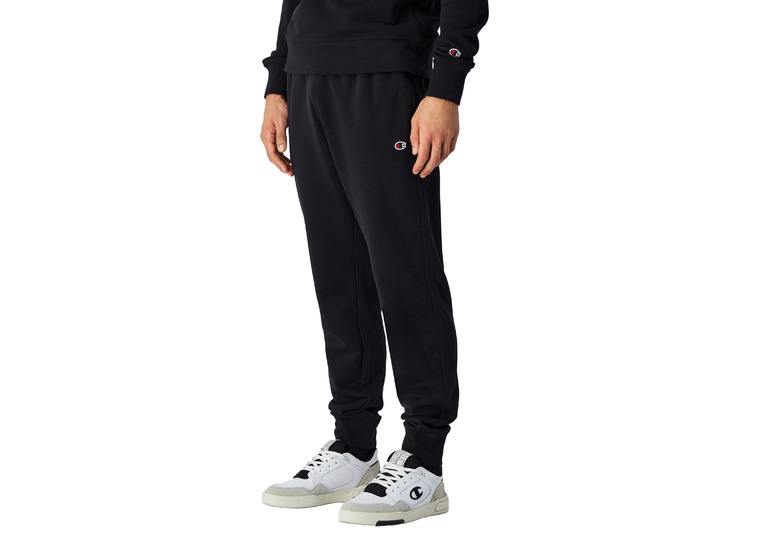 Champion rib cuff slim fit joggingbroek zwart heren