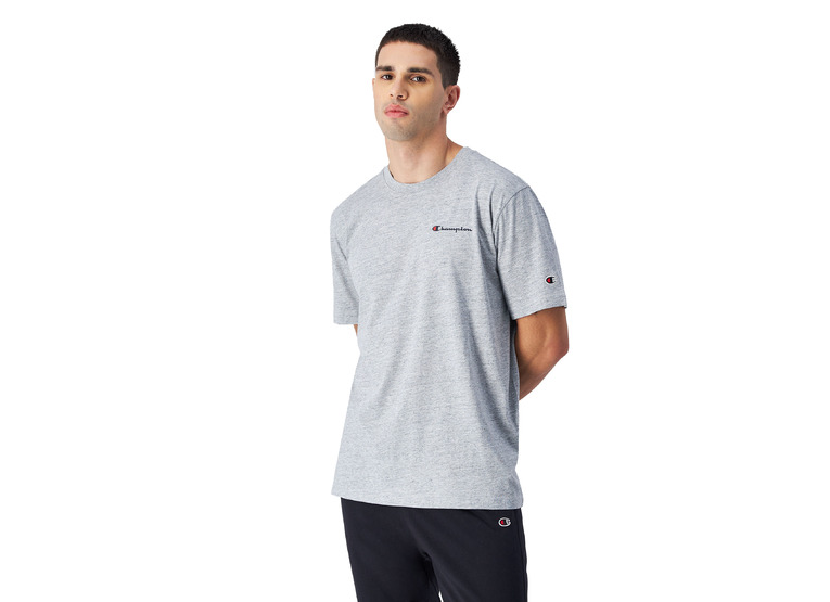 Champion small logo T-shirt grijs heren