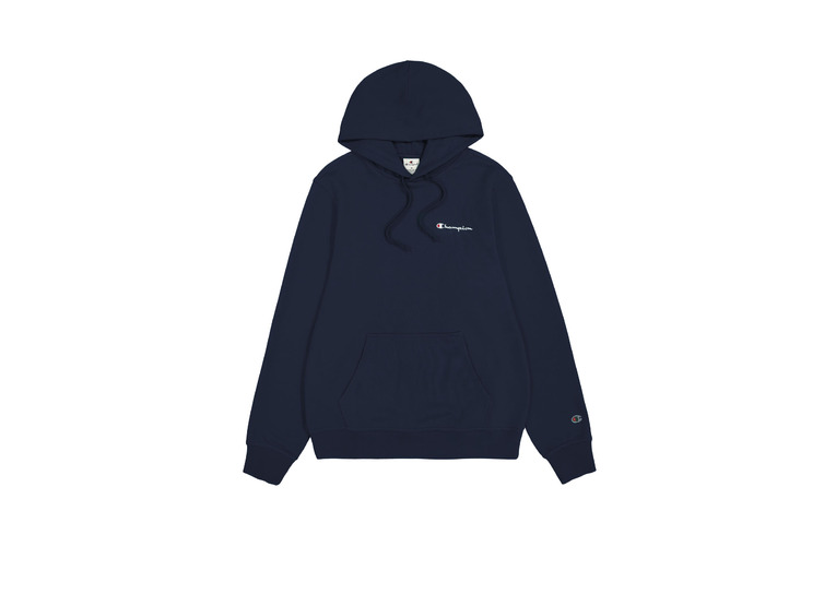 Champion small logo hoodie donkerblauw heren